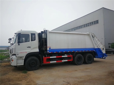 榆林東風(fēng)天錦壓縮垃圾車 車輛物流的綠色動(dòng)力